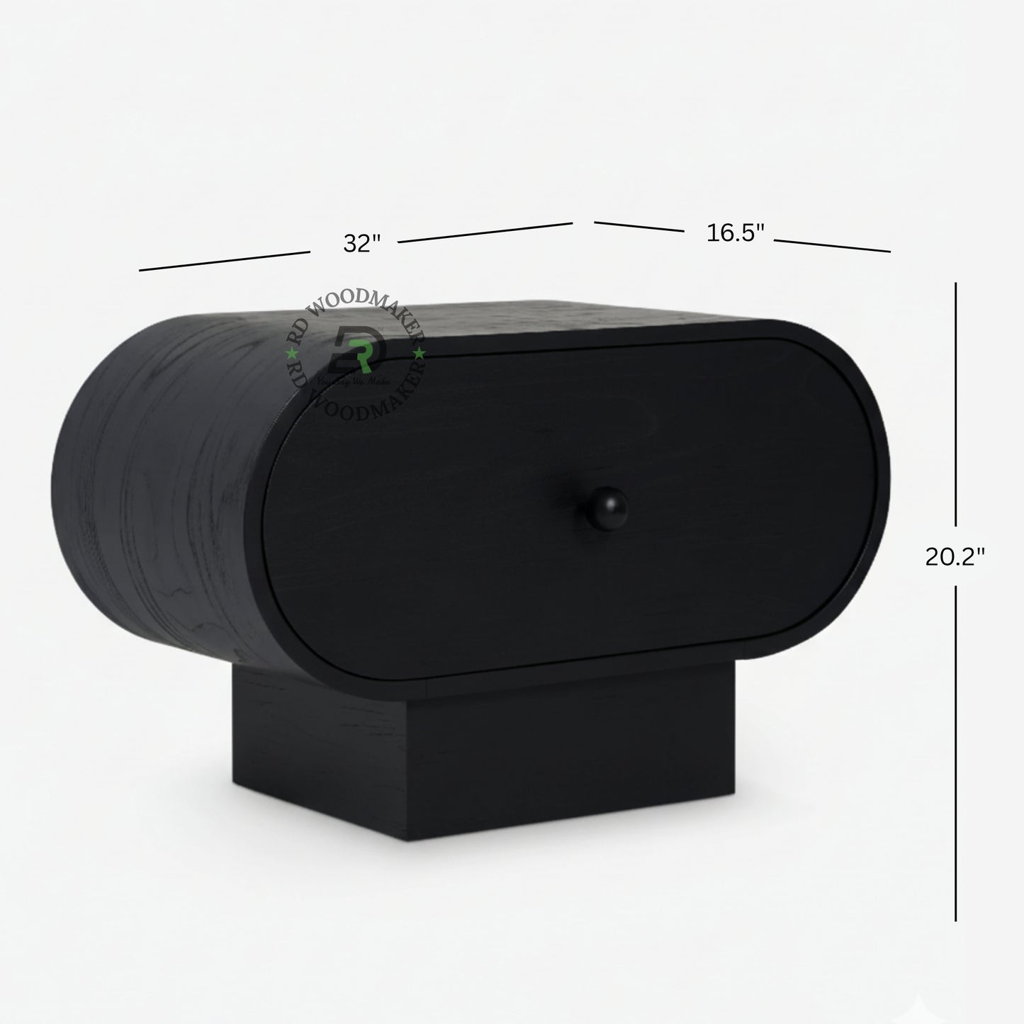 OVAL POD NIGHTSTAND