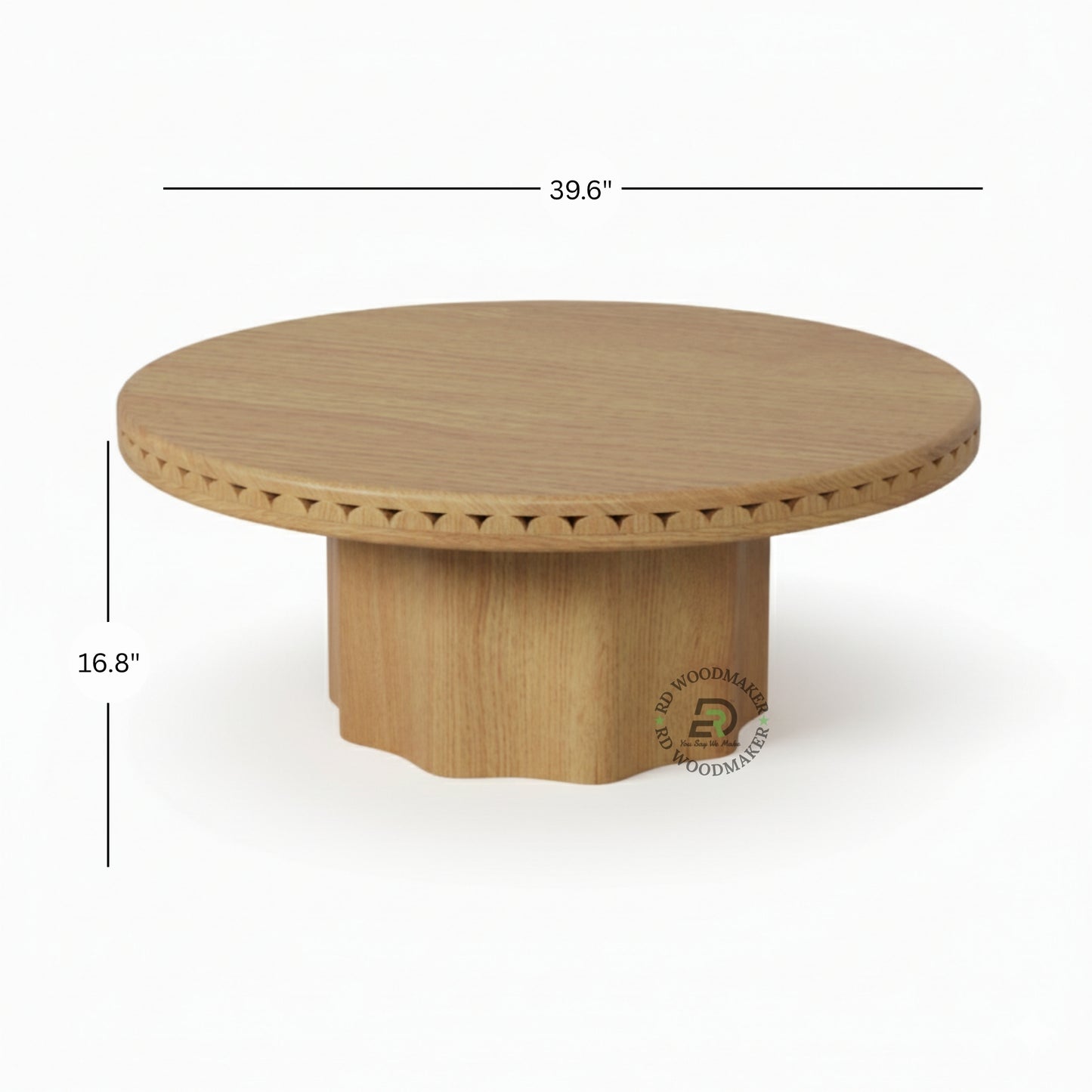 SOLARA CARVE ROUND COFFEE TABLE