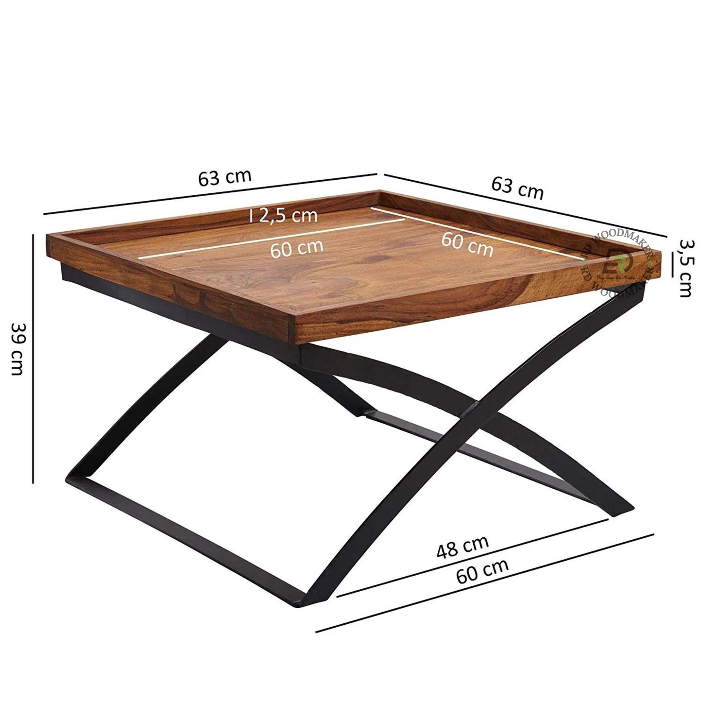 VERDANT X FRAME COFFEE TABLE