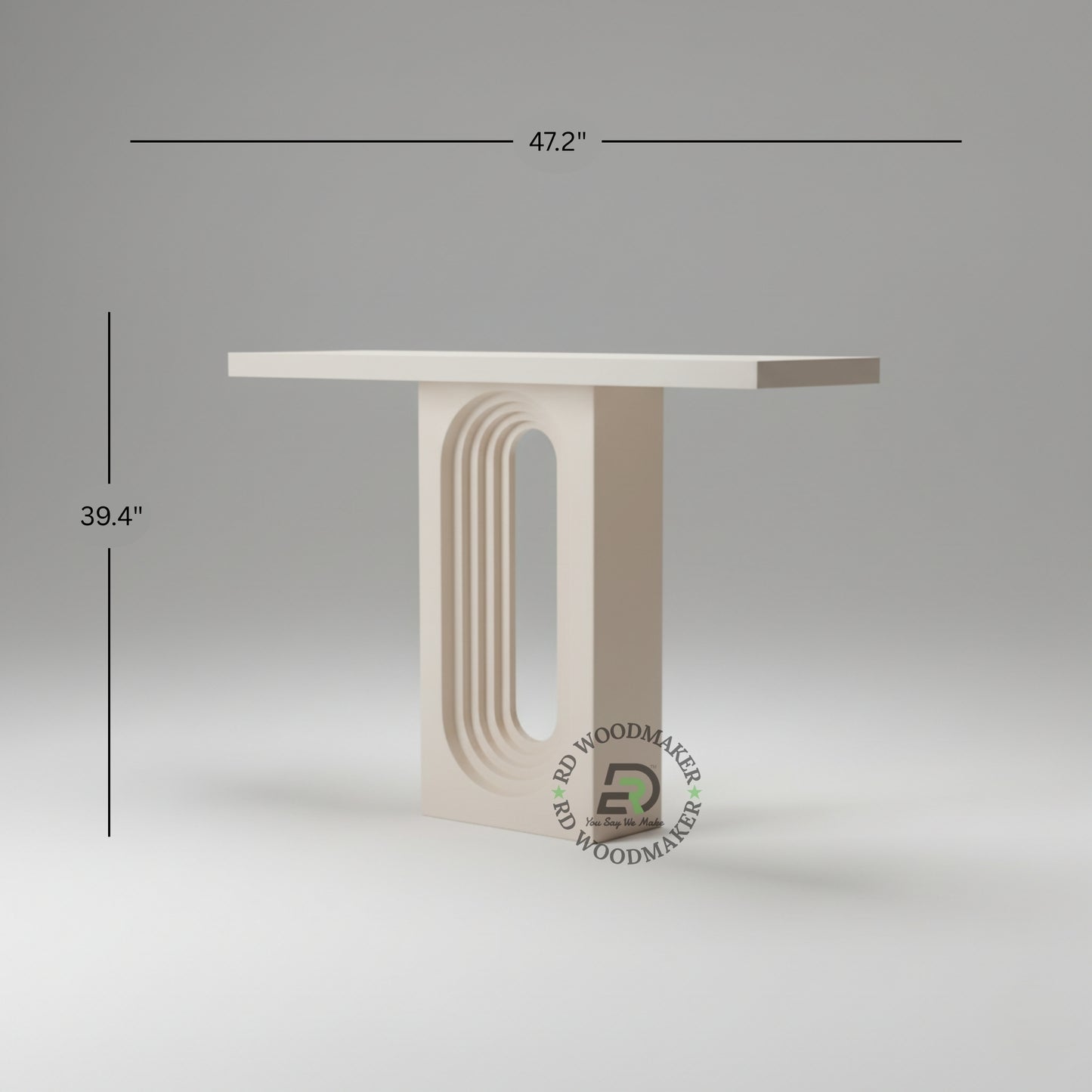 MINIMAL ARCH BASE MODERN CONSOLE TABLE