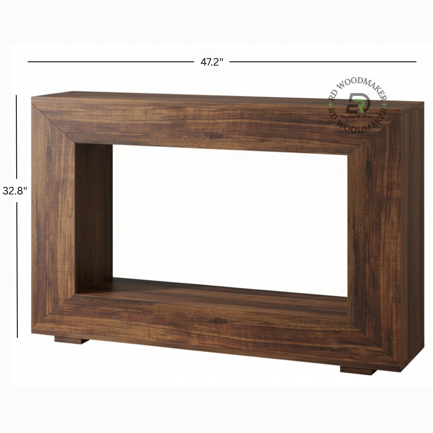 MINIMAL BOX FRAME WOODEN CONSOLE TABLE