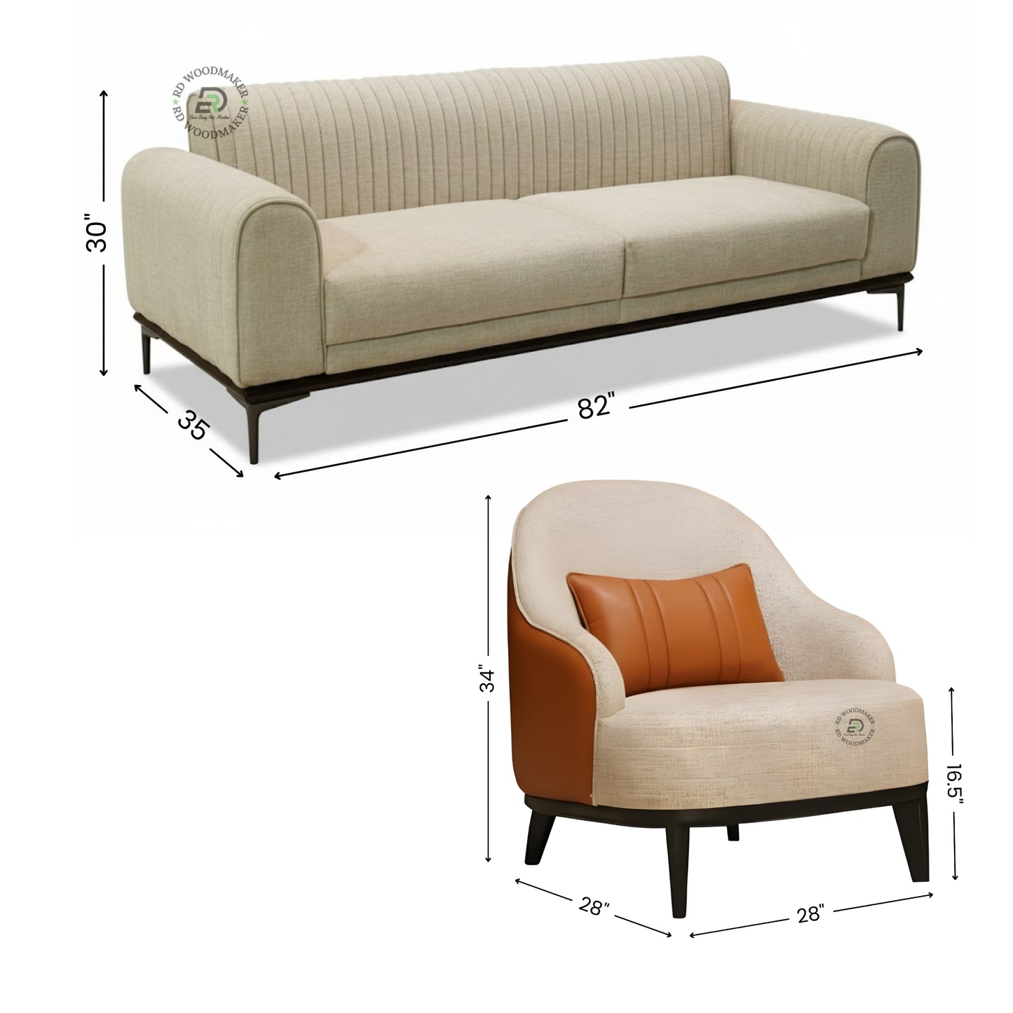 MODERN CANE PANEL SOFA WITH LOW BACK DESIGN