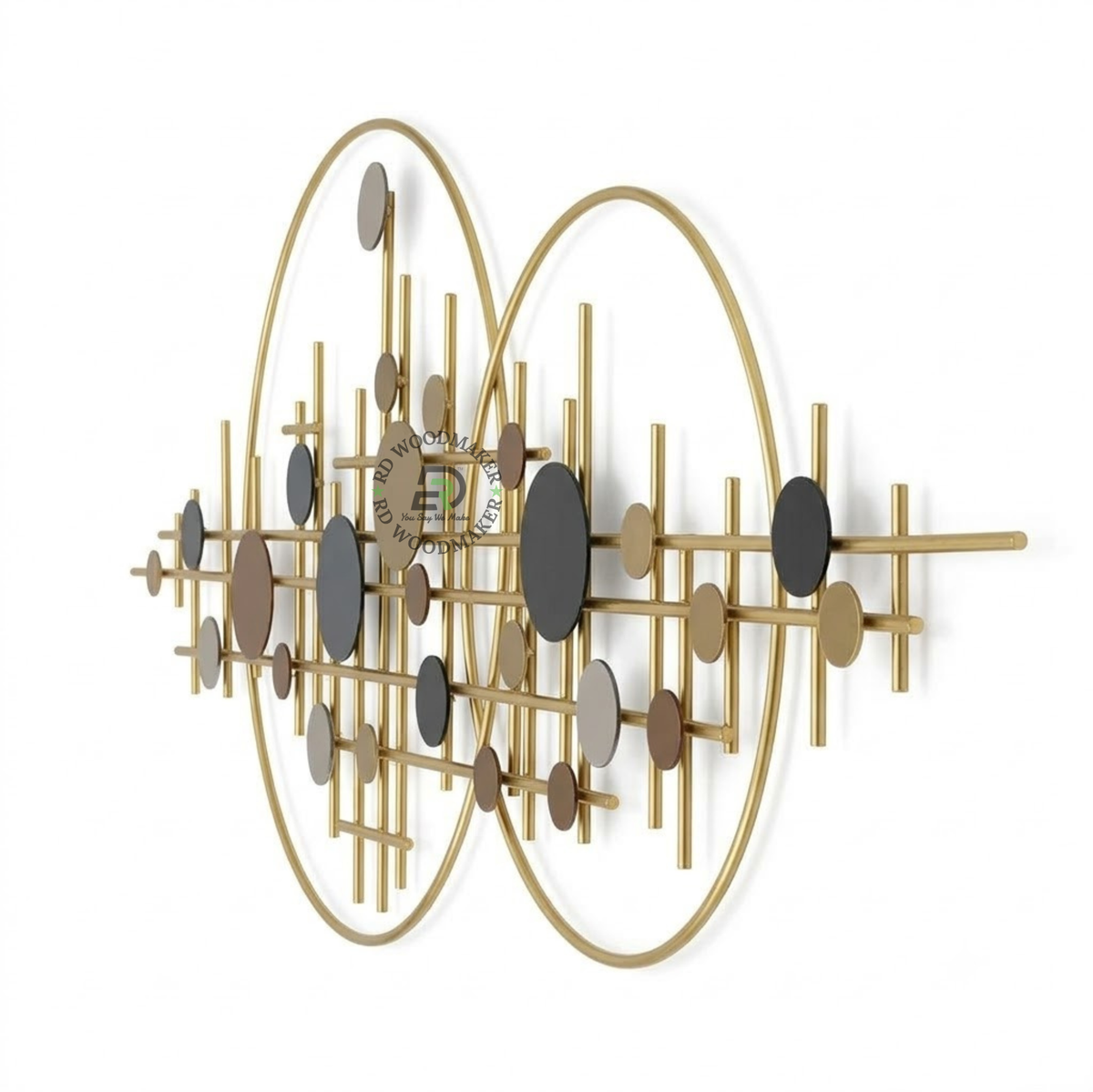 ASTRA GEOMETRIC GOLD METAL WALL DECOR