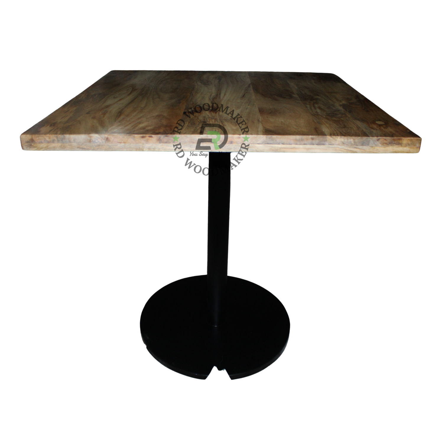 NATURAL GRAIN SQUARE PEDESTAL DINING TABLE