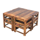 MOSAIC CUSHION WOODEN DINING SET