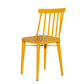 PREMIUM YELLOW METAL SPINDLE BACK DINING CHAIR