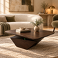 VYRO SCULPTURAL SOLID WOOD TABLE