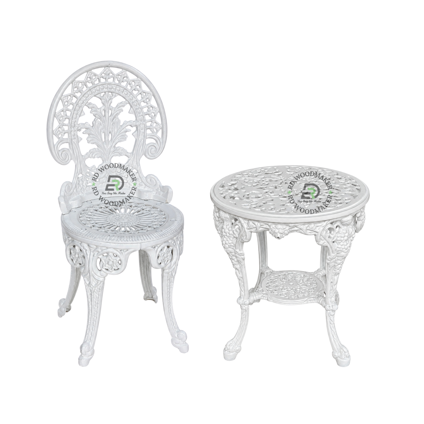IVORY HERITAGE METAL BISTRO SET