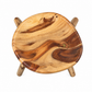 ZORA NATURAL WOOD SADDLE COUNTER STOOL