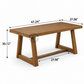 BRAMWELL SOLID WOOD TRESTLE TABLE