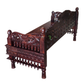 ROYAL HANDCARVED WOODEN DIWAN SOFA WITH LATTICE BACKREST