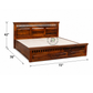 HERITAGE SOLID WOOD PANEL BED