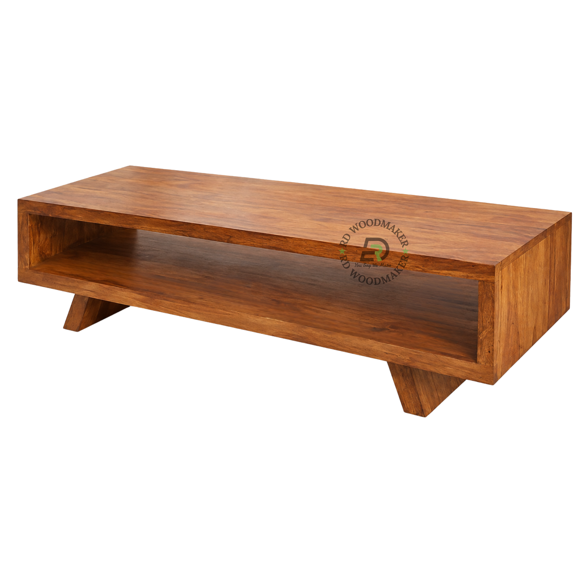 KODA LOW OPEN-SHELF SOLID WOOD TV UNIT