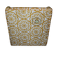 YELLOW FLORAL WINGBACK ACCENT CHAIR