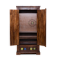 ROYAL MOSAIC SOLID WOOD 2 DOOR WARDROBE WITH HANDCRAFTED TILE DESIGN