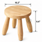 MILO ROUND SOLID WOOD MINI STOOL