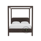 MODERN UPHOLSTERED CANOPY BED
