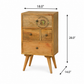 MODERN SOLID WOOD MULTI DRAWER BEDSIDE TABLE