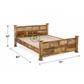 HANDCRAFTED JALI SOLID WOOD BED