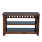 CLASSIC OPEN SHELF SOLID WOOD SIDEBOARD