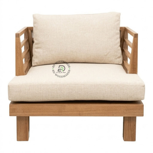 ARLO SOLID WOOD SINGLE SOFA CHAIR