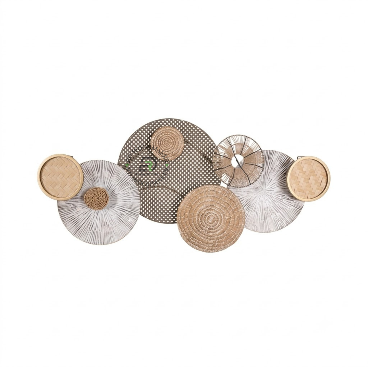 AURA WOVEN CIRCLE WALL ART