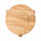 ELIO ROUND OPEN-FRAME SOLID WOOD MINI STOOL