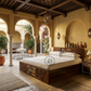 HERITAGE MOSAIC SOLID WOOD BED