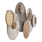 AURA WOVEN CIRCLE WALL ART