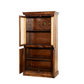 HERITAGE CANE SOLID WOOD 2 DOOR WARDROBE WITH HANDCARVED PANEL