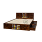 HERITAGE MOSAIC SOLID WOOD BED