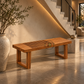ARVEN SLATTED SOLID WOOD BENCH