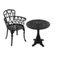 NOIR VICTORIAN METAL BISTRO SET