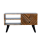 MODERN GEOMETRIC SOLID WOOD SIDEBOARD