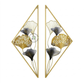 VISTA GINKGO DIAMOND WALL ART SET