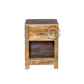 MINIMALIST SOLID WOOD BEDSIDE TABLE WITH DRAWER