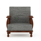 RIVAA CLASSIC SOLID WOOD SINGLE SOFA CHAIR