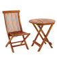 TRAVELER FOLDING WOODEN TABLE & CHAIR SET