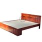PREMIUM GEOMETRIC PANEL WOODEN QUEEN SIZE BED