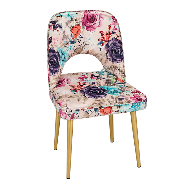 PREMIUM MULTICOLOUR FLORAL UPHOLSTERED DINING CHAIR