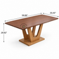 VARENO SCULPTURAL PEDESTAL TABLE