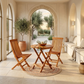TRAVELER FOLDING WOODEN TABLE & CHAIR SET