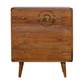 MID-CENTURY MODERN SOLID WOOD 3 DRAWER BEDSIDE TABLE