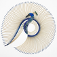 ROYAL PEACOCK METALLIC WALL ART
