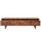 ELDON FOUR-COMPARTMENT SOLID WOOD TV CONSOLE