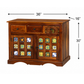 HERITAGE SOLID WOOD CERAMIC TILE SIDEBOARD