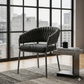 PREMIUM CHARCOAL ROPE WRAPPED ARMCHAIR WITH CUSHIONED SEAT