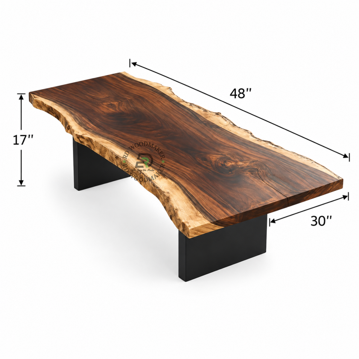 ARBOR LIVE EDGE SOLID WOOD TABLE