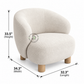 NORA BOUCLÉ SINGLE SOFA CHAIR