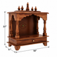 CLASSIC CARVED WOODEN POOJA MANDIR